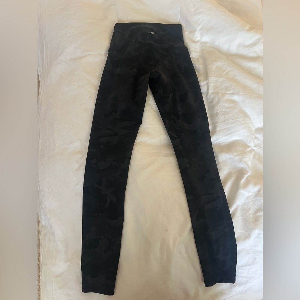 Lululemon Wunder Under Train Camo Leggings